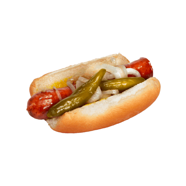 Char Grilled Maxwell Street Polish Sausage